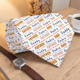 Father's Day Dad Custom Necktie Tie ネクタイ