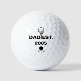 Fathers Day Dad Est Since Year Golf Design ゴルフボール