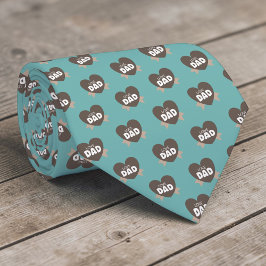 Father's Day Dad Pattern Necktie Tie ネクタイ