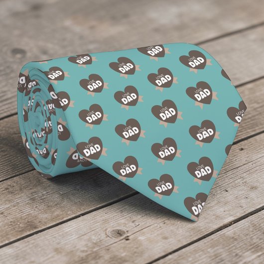 Father's Day Dad Pattern Necktie Tie ネクタイ