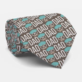 Father's Day Dad Pattern Necktie Tie ネクタイ (ロール)