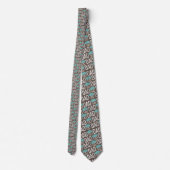 Father's Day Dad Pattern Necktie Tie ネクタイ (裏面)