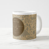 Fathers Day, Daddy and Coffee,Best Daddy Ever Gian ジャンボコーヒーマグカップ (正面右)