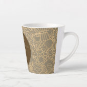 Fathers Day, Daddy and Coffee,Best Daddy Ever Latt カフェラテマグ (右)