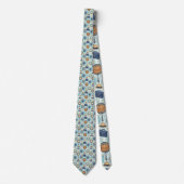 Father's Day Dapper Dad Pattern Necktie Tie ネクタイ (正面)