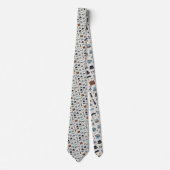 Father's Day Dapper Dad Pattern Necktie Tie ネクタイ (正面)