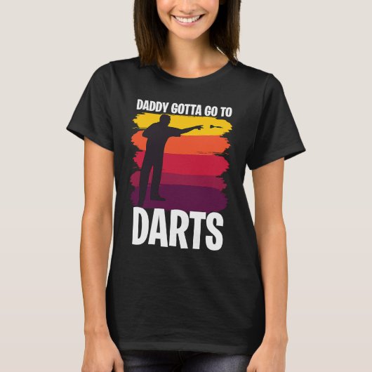 Father's Day  Dart Playing Dad 1 Tシャツ (正面)