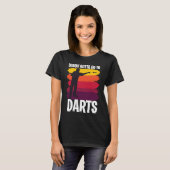 Father's Day  Dart Playing Dad 1 Tシャツ (正面フル)