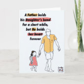 Father's Day - Daughter's Love カード (正面)