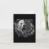 Father's Day Don't Mess With Papa Bear  カード (正面)