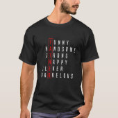 Father's Day Father Dad Crossword Puzzle Dad Daddy Tシャツ (正面)