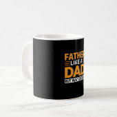 Father's Day Father Like A Dad コーヒーマグカップ (正面左)