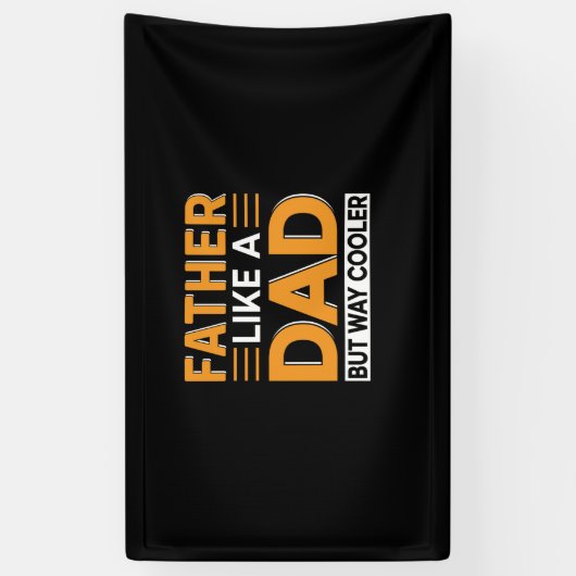 Father's Day Father Like A Dad 横断幕 (縦)