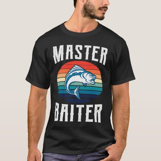 Father's Day Fishing Fisherman Baiter Rod  2 Tシャツ (正面)