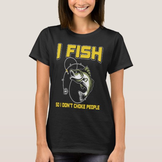 Father's Day Fishing Fisherman I Fish Rod  1 Tシャツ (正面)