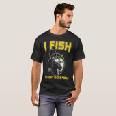 Father's Day Fishing Fisherman I Fish Rod  1 Tシャツ (正面フル)