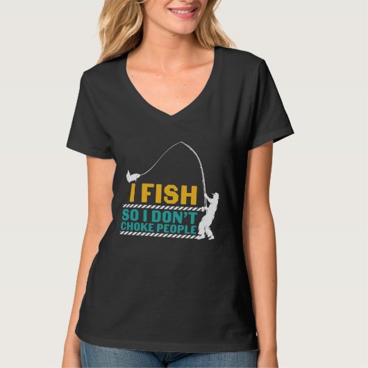 Father's Day Fishing Fisherman I Fish Rod Tシャツ (正面)