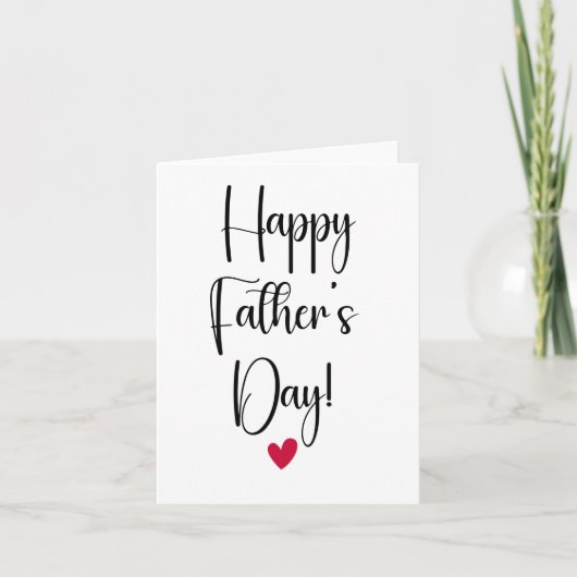 Father's Day Folded Greeting Card カード (正面)