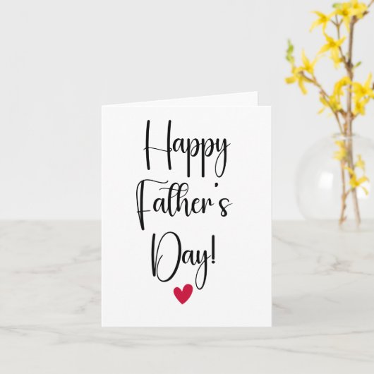 Father's Day Folded Greeting Card カード (黄色い花)