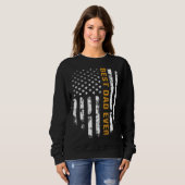 Fathers Day  For Dad Best Dad Ever Daddy America F スウェットシャツ (正面フル)