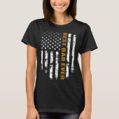 Fathers Day  For Dad Best Dad Ever Daddy America F Tシャツ (正面)