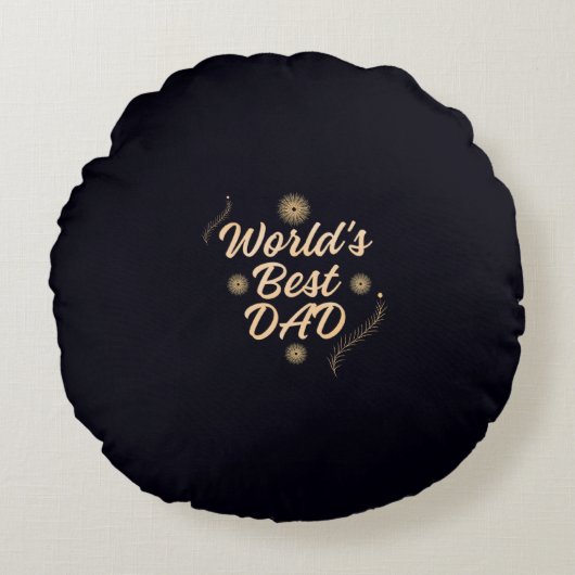 Father's Day Gift Body Pillow ラウンドクッション (正面)