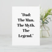 Father's Day Gift Card カード (スタンド正面)