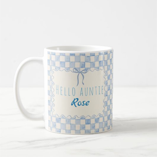 Father's Day Gift Custom Name Coffee Mug コーヒーマグカップ (左)