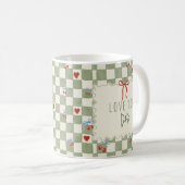 Father's Day Gift Custom Name Coffee Mug コーヒーマグカップ (正面右)