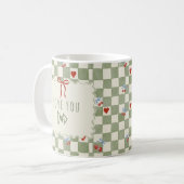 Father's Day Gift Custom Name Coffee Mug コーヒーマグカップ (正面左)