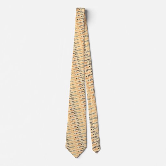 Father's Day Gift for Dad Pattern Necktie Tie ネクタイ (正面)