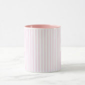 Father's Day Gift For Dad Pink stripes Mug マグカップ (中央)