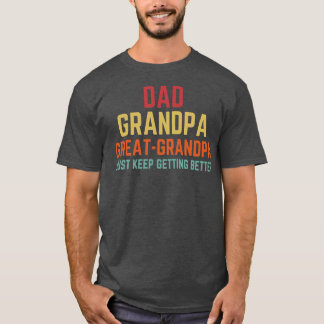 Fathers Day Gift From Grandkids Dad Grandpa Great Tシャツ