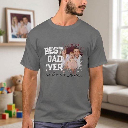 Father's Day Gift T-Shirt, Best Dad Ever Tee Tシャツ