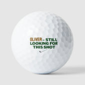 Fathers Day Golf Dad Still Looking Design ゴルフボール (正面)
