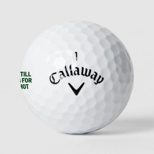 Fathers Day Golf Dad Still Looking Design ゴルフボール (ロゴ)