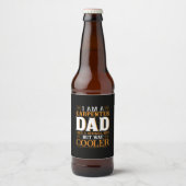 Father's Day I Am A Carpenter Dad ビールラベル (正面)