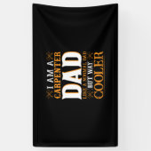 Father's Day I Am A Carpenter Dad 横断幕 (縦)