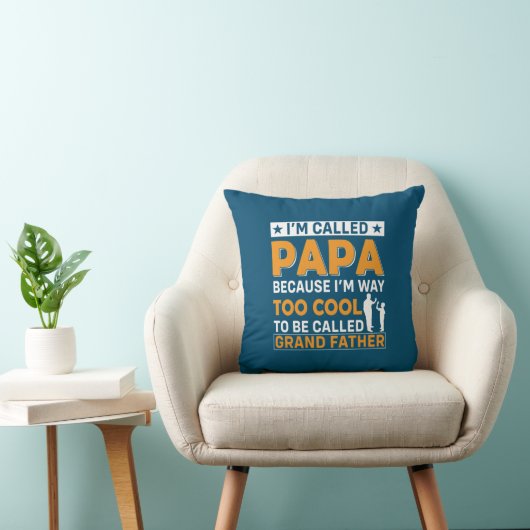 Father's Day I Am Called Papa クッション (椅子)