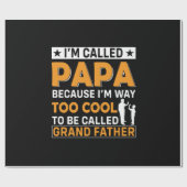 Father's Day I Am Called Papa ラッピングペーパー (フラット)