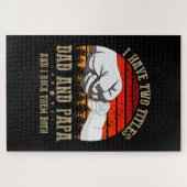 Father's Day | I Have Two Titles Dad And Papa ジグソーパズル (横)