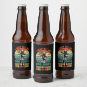 Father's Day I Keep All My Daddy Jokes ビールラベル (ボトル)
