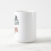 Father's Day mug, The Best gift for papa コーヒーマグカップ (中央)