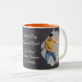 Father's Day Mugs Full Photo Personalized ツートーンマグカップ (正面右)