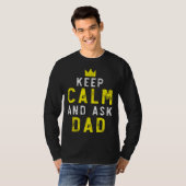 Fathers Day Papa Best Dad Ever Fatherhood Daddy  5 Tシャツ (正面フル)