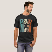 Fathers Day Papa Best Dad Ever Fatherhood Skater D Tシャツ (正面フル)