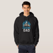 Fathers Day Papa Best Dad Ever Fatherhood Swim Dad パーカ (正面フル)
