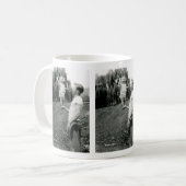 Father's Day Photo Mug コーヒーマグカップ (正面左)