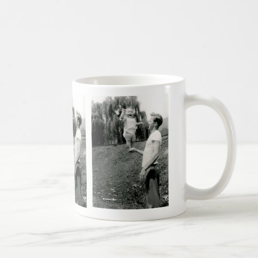 Father's Day Photo Mug コーヒーマグカップ (右)