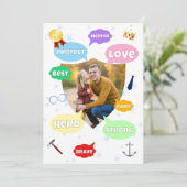 Fathers Day Photo Word Clouds Best Dad Father (スタンド正面)